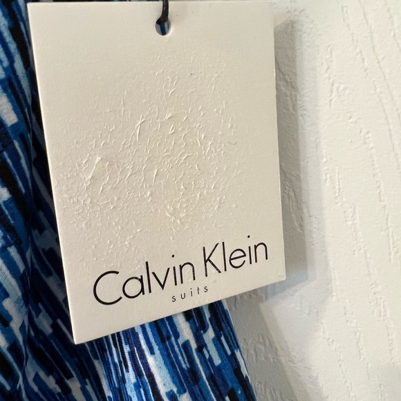 Calvin Klein Women’s Blue Cowl Neck Top BNWT - Picture 2 of 5